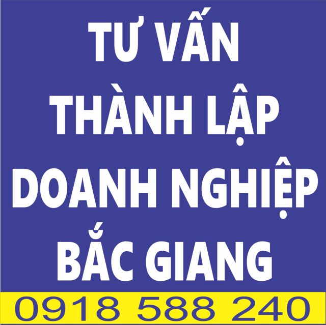 Dịch vụ làm giấy phép đăng ký kinh doanh tại Bắc Giang